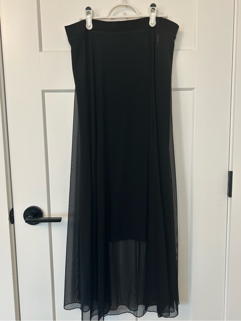 NWT Sympli Mix Reversible Moxie Skirt Black Size 12 Made Canada